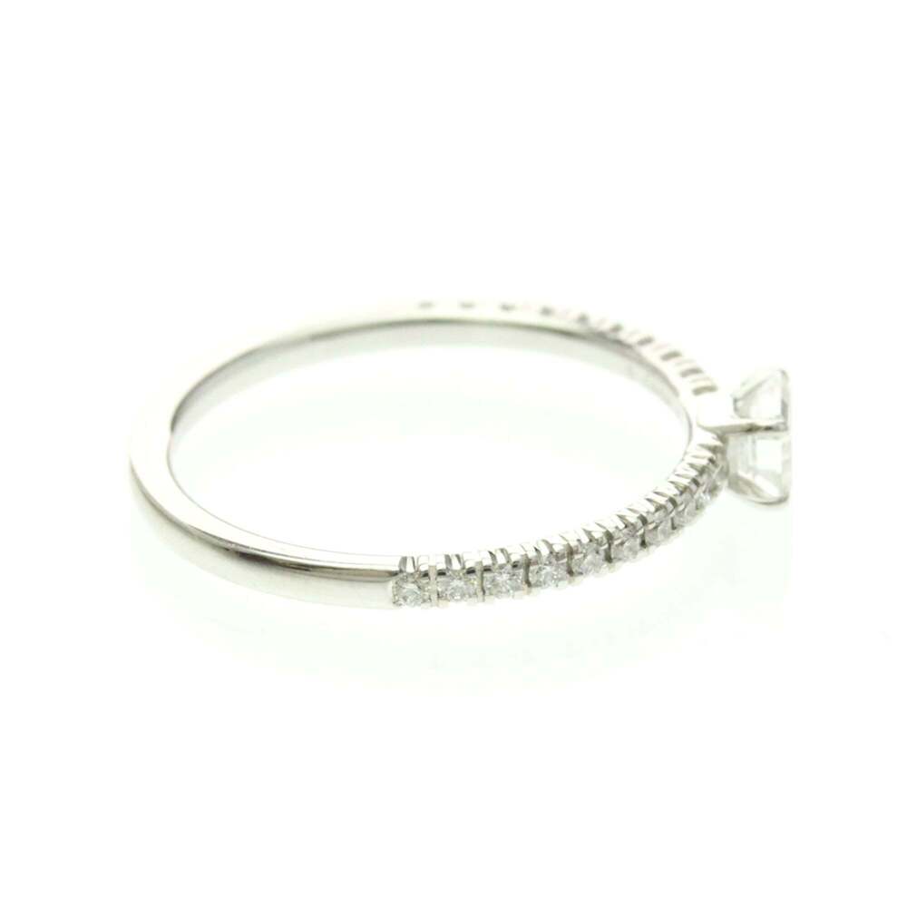 CARTIER Silver Diamond Ring - Picture 4 of 10